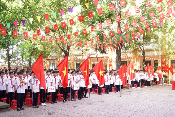 Không khí khai giảng rộn ràng tại các trường học trên địa bàn phường Chương Mỹ năm học 2025 -2026- Ảnh 4.