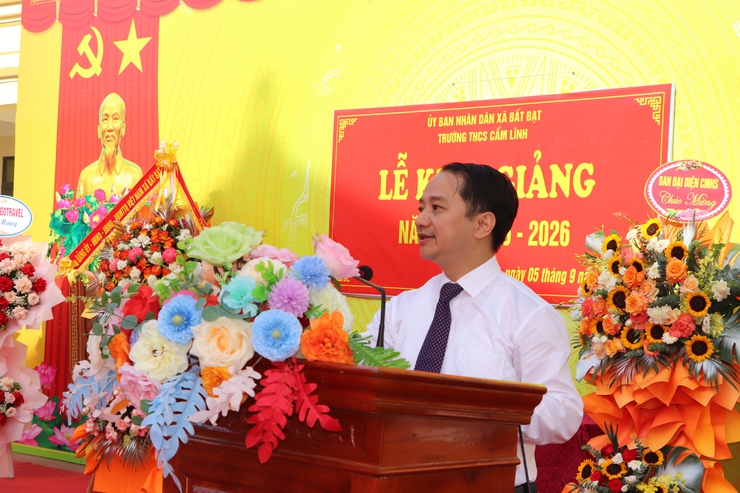 Xã Bất Bạt: Rộn ràng Lễ khai giảng năm học mới 2025- 2026- Ảnh 1.