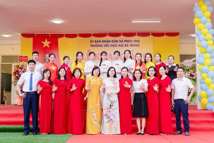 SÔI NỔI NGÀY HỘI KHAI GIẢNG NĂM HỌC MỚI TẠI XÃ PHÚC THỌ- Ảnh 6.