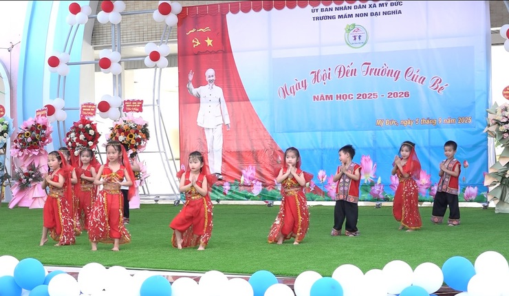 Hơn 10 750 học sinh xã Mỹ Đức náo nức tựu trường, chào đón năm học mới 2025 – 2026- Ảnh 21.