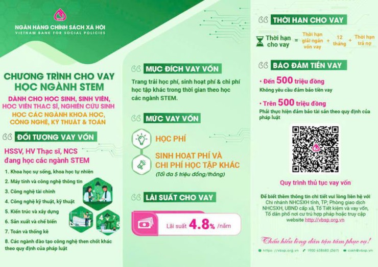 NHCSXH Phúc Thọ triển khai cho vay vốn ưu đãi đối với sinh viên ngành STEM- Ảnh 1.
