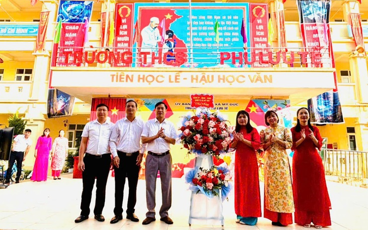 Hơn 10 750 học sinh xã Mỹ Đức náo nức tựu trường, chào đón năm học mới 2025 – 2026- Ảnh 14.