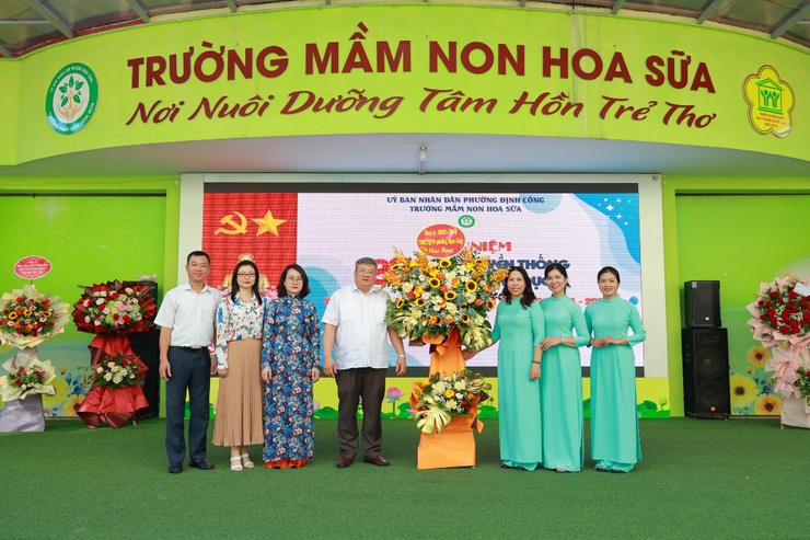Trương Mầm non Hoa Sữa rực rỡ ngày khai trường - Hòa chung niềm tự hào 80 năm Truyền thống Ngành Giáo dục- Ảnh 1.