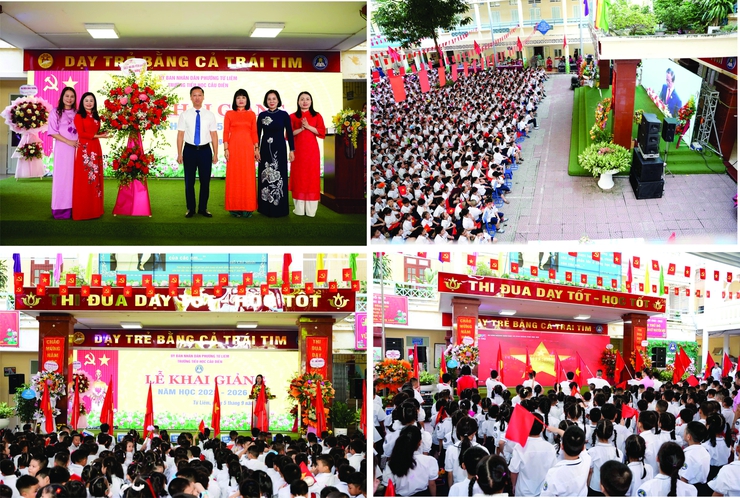 Tưng bừng Lễ Khai giảng năm học 2025 - 2026 tại các trường học trên địa bàn phường Từ Liêm- Ảnh 10.