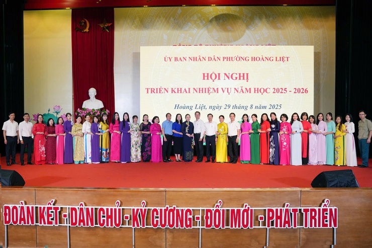 Phường Hoàng Liệt tổ chức Hội nghị triển khai nhiệm vụ 
năm học 2025 - 2026- Ảnh 6.