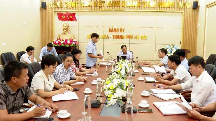 HĐND XÃ ỨNG HÒA TỔ CHỨC HỘI NGHỊ GIAO BAN THƯỜNG TRỰC VỚI CÁC BAN, TỔ ĐẠI BIỂU HĐND XÃ XÃ ỨNG HOÀ NHIỆM KỲ 2021 - 2026- Ảnh 1.