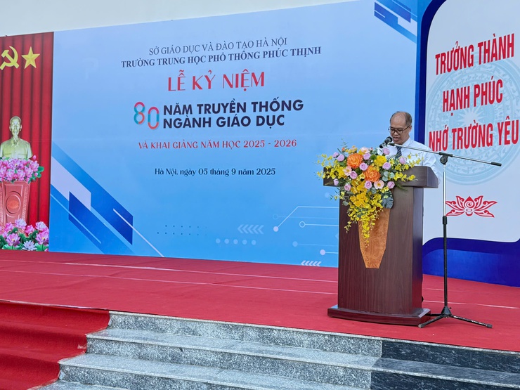 Không khí khai giảng rộn ràng tại các trường học trên địa bàn xã Phúc Thịnh- Ảnh 3.