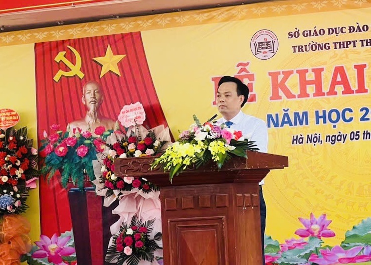 Học sinh Tam Hưng hân hoan trong ngày khai trường- Ảnh 4.