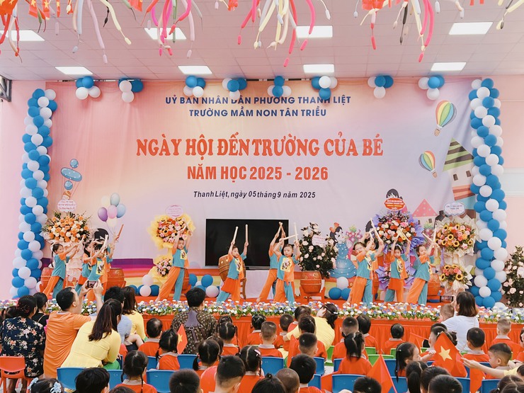 Phường Thanh Liệt: Các trường Tiểu học, THCS công lập, nhóm lớp Mầm non độc lập, tư thục trên địa bàn phường đồng loạt tổ chức Lễ Khai giảng năm học 2025 – 2026- Ảnh 12.
