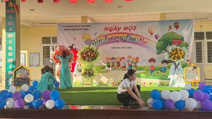 Trường Mầm non Mỹ Hưng tưng bừng khai giảng năm học mới 2025–2026- Ảnh 3.