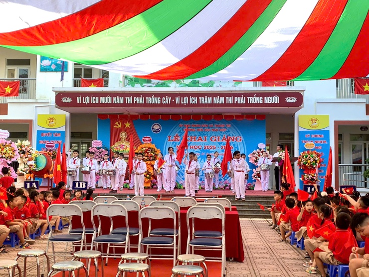 Xã Thanh Trì: Rộn ràng ngày khai giảng năm học mới- Ảnh 11.