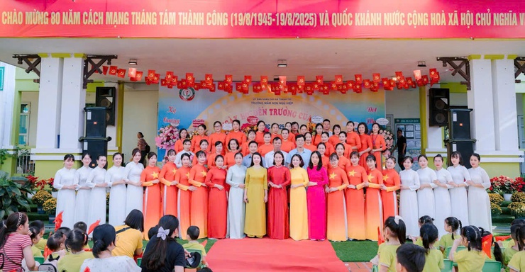 Xã Thanh Trì: Rộn ràng ngày khai giảng năm học mới- Ảnh 16.