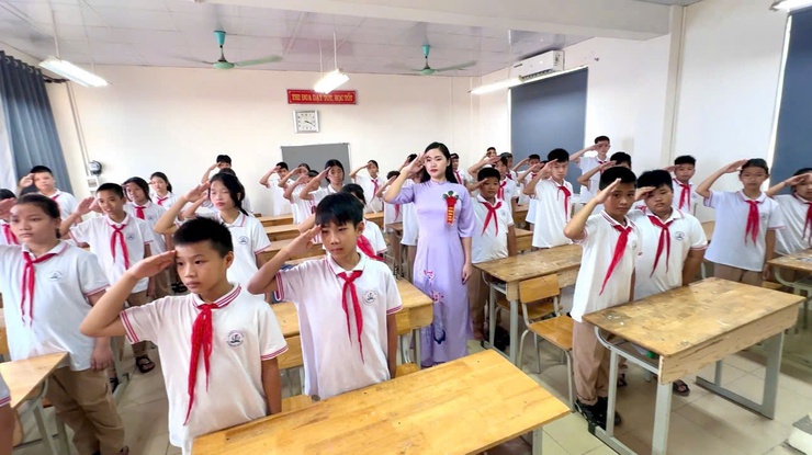 Xã Thanh Trì: Rộn ràng ngày khai giảng năm học mới- Ảnh 20.