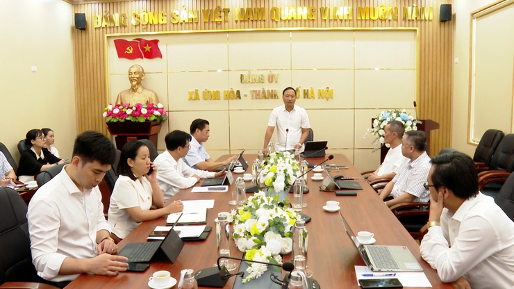 Ứng Hòa: Đơn vị đầu tiên trên địa bàn Thành phố định hướng xây dựng và triển khai Đề án bản sao số.- Ảnh 1.
