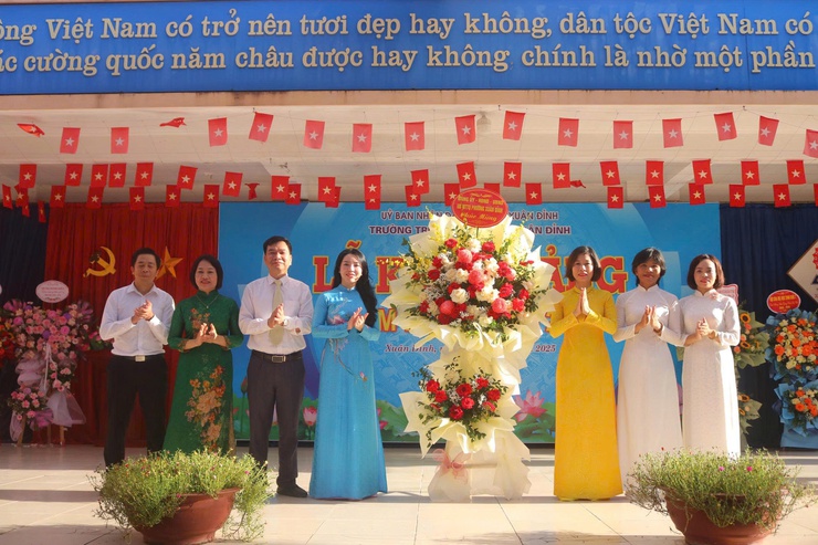 Xuân Đỉnh: Gần 13 nghìn học sinh tưng bưng khai giảng năm học 2025 – 2026- Ảnh 3.