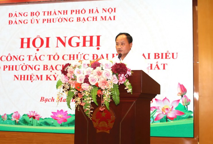 Dấu mốc quan trọng, khẳng định sự trưởng thành của Đảng bộ phường Bạch Mai trong giai đoạn mới- Ảnh 1.