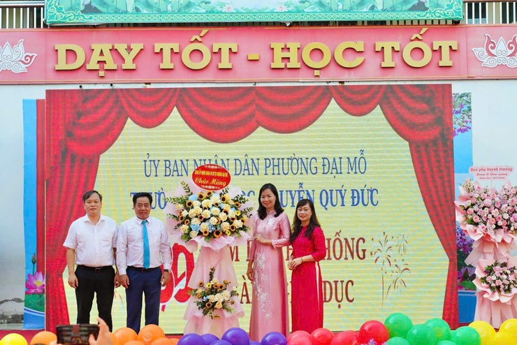19 Trường học, hơn 11.300 học sinh phường Đại Mỗ nô nức bước vào năm học mới- Ảnh 8.