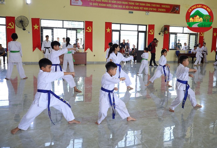Xã Phú Cát tổ chức kỳ thi lên đai Karate cho 200 võ sinh- Ảnh 10.