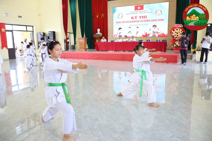 Xã Phú Cát tổ chức kỳ thi lên đai Karate cho 200 võ sinh- Ảnh 15.