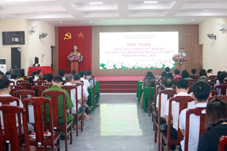 Xuân Mai: Tổng kết công tác chỉ đạo, tổ chức Đại hội Đảng bộ xã lần thứ I, nhiệm kỳ 2020 – 2025- Ảnh 12.