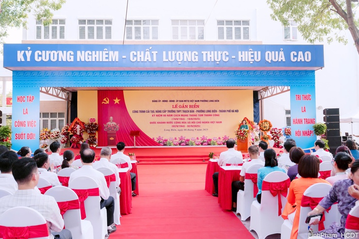 Phường Long Biên khánh thành công trình cải tạo, nâng cấp trường học trị giá gần 66 tỷ đồng- Ảnh 5.