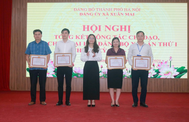 Xuân Mai: Tổng kết công tác chỉ đạo, tổ chức Đại hội Đảng bộ xã lần thứ I, nhiệm kỳ 2020 – 2025- Ảnh 6.