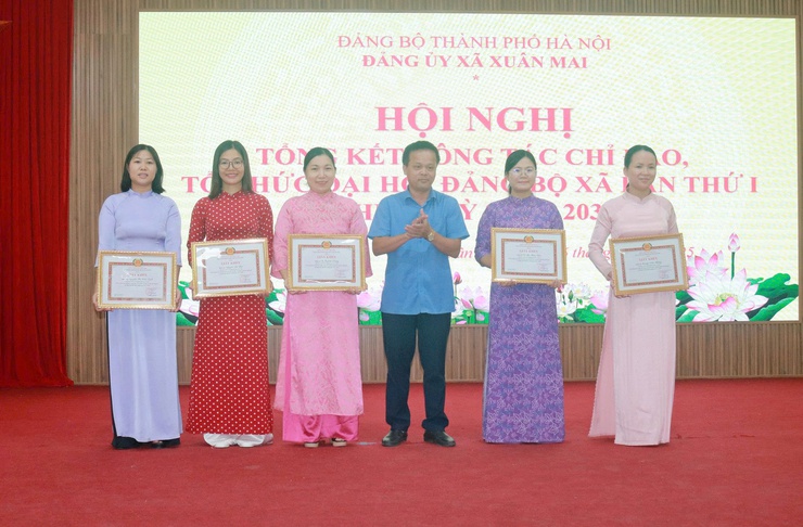 Xuân Mai: Tổng kết công tác chỉ đạo, tổ chức Đại hội Đảng bộ xã lần thứ I, nhiệm kỳ 2020 – 2025- Ảnh 8.