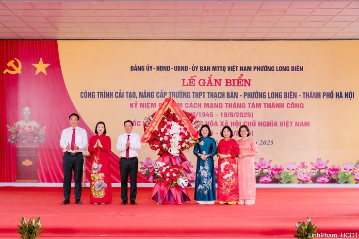 Phường Long Biên khánh thành công trình cải tạo, nâng cấp trường học trị giá gần 66 tỷ đồng- Ảnh 13.