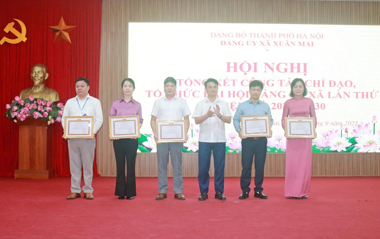 Xuân Mai: Tổng kết công tác chỉ đạo, tổ chức Đại hội Đảng bộ xã lần thứ I, nhiệm kỳ 2020 – 2025- Ảnh 7.