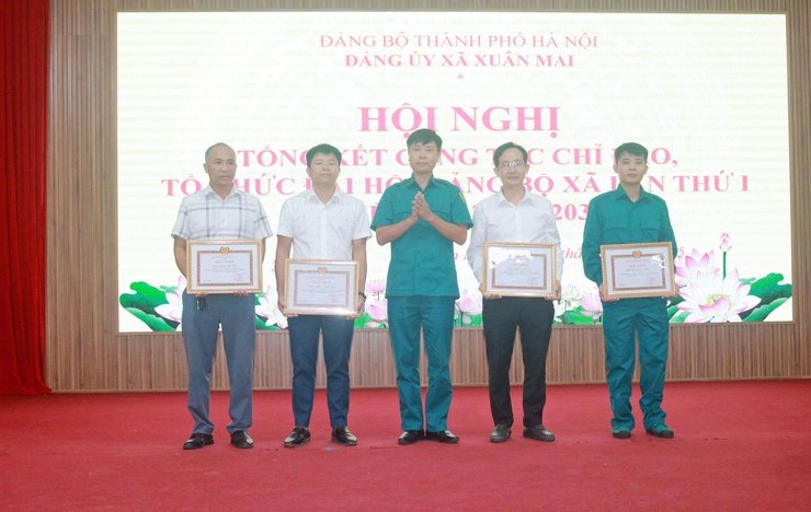 Xuân Mai: Tổng kết công tác chỉ đạo, tổ chức Đại hội Đảng bộ xã lần thứ I, nhiệm kỳ 2020 – 2025- Ảnh 9.