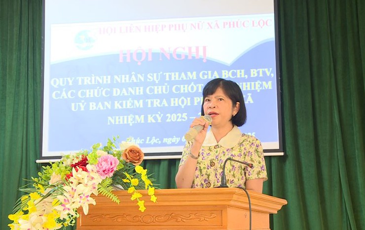 Hội Nông dân xã tổ chức Hội nghị quy trình công tác cán bộ và triển khai kế hoạch Đại hội nhiệm kỳ 2025-2030- Ảnh 9.