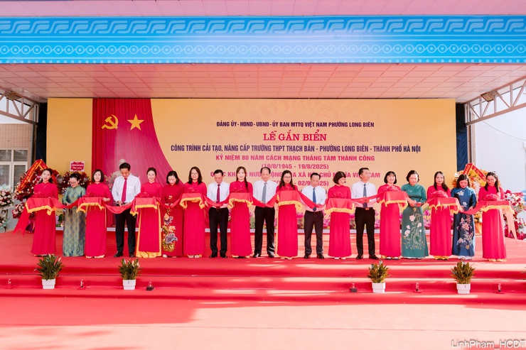 Phường Long Biên khánh thành công trình cải tạo, nâng cấp trường học trị giá gần 66 tỷ đồng- Ảnh 3.