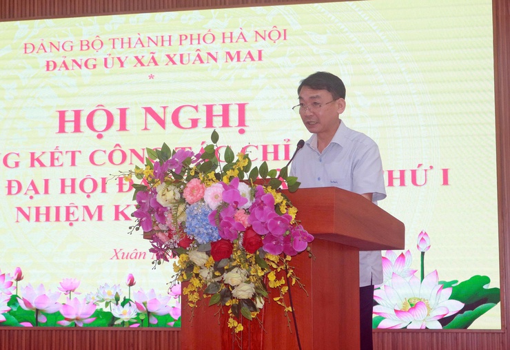 Xuân Mai: Tổng kết công tác chỉ đạo, tổ chức Đại hội Đảng bộ xã lần thứ I, nhiệm kỳ 2020 – 2025- Ảnh 11.