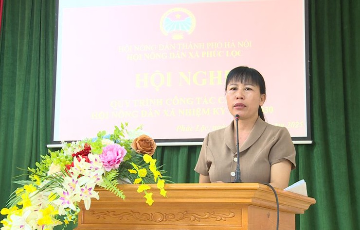 Hội Nông dân xã tổ chức Hội nghị quy trình công tác cán bộ và triển khai kế hoạch Đại hội nhiệm kỳ 2025-2030- Ảnh 4.