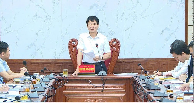 Đảng ủy xã Phúc Thọ làm việc với Công ty CP Tập đoàn T&T và đơn vị tư vấn về khảo sát dự án khu đô thị trên địa bàn xã- Ảnh 1.