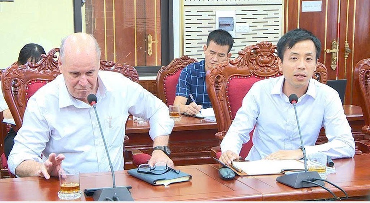 Đảng ủy xã Phúc Thọ làm việc với Công ty CP Tập đoàn T&T và đơn vị tư vấn về khảo sát dự án khu đô thị trên địa bàn xã- Ảnh 8.