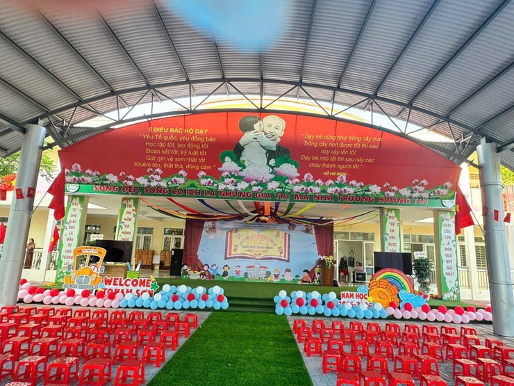 CÁC TRƯỜNG HỌC XÃ TRUNG GIÃ SẴN SÀNG CHÀO ĐÓN NGÀY KHAI GIẢNG- Ảnh 2.