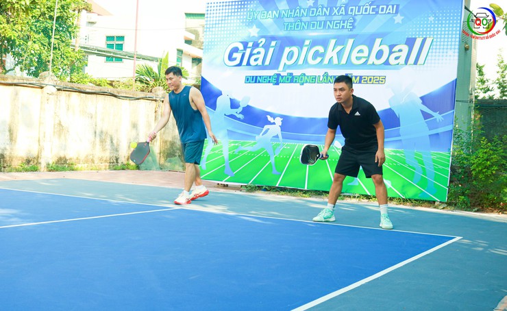 Sôi nổi Giải Pickleball thôn Du Nghệ lần thứ I – năm 2025- Ảnh 6.