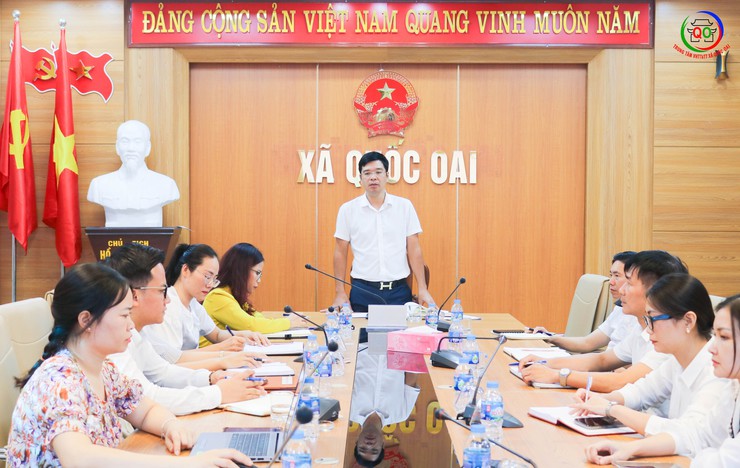 UBND xã Quốc Oai rà soát, đánh giá công tác cải cách hành chính, chuyển đổi số tháng 9/2025- Ảnh 7.