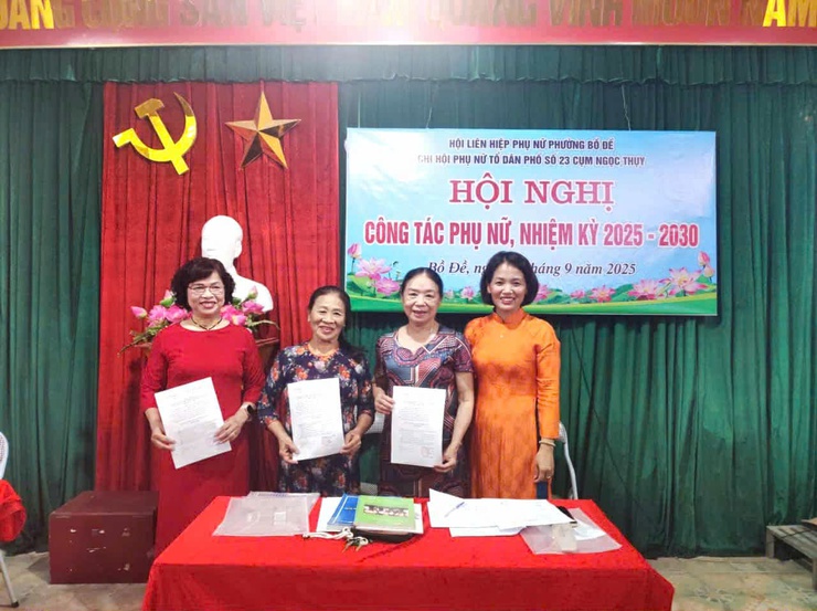 88 chi hộ trực thuộc Hội LHPN phường Bồ Đề tổ chức thành công hội nghị chi hội nhiệm kỳ 2025 - 2030 - Ảnh 21.