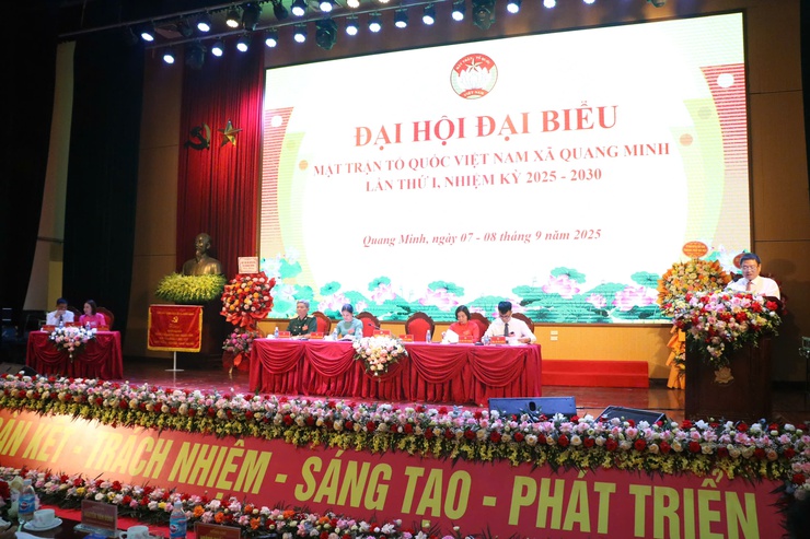 Đại hội MTTQ xã Quang Minh lần thứ I, nhiệm kỳ 2025 - 2030: Phát huy sức mạnh đại đoàn kết toàn dân tộc- Ảnh 2.