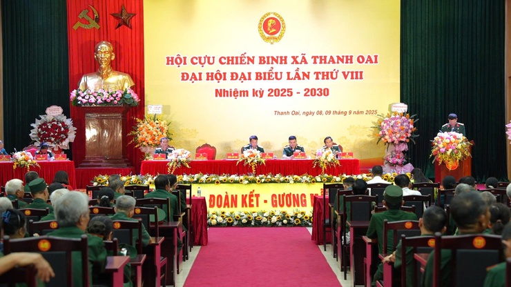 Phiên thứ nhất Đại hội đại biểu Hội CCB xã Thanh Oai lần thứ VIII, nhiệm kỳ 2025-2030- Ảnh 7.
