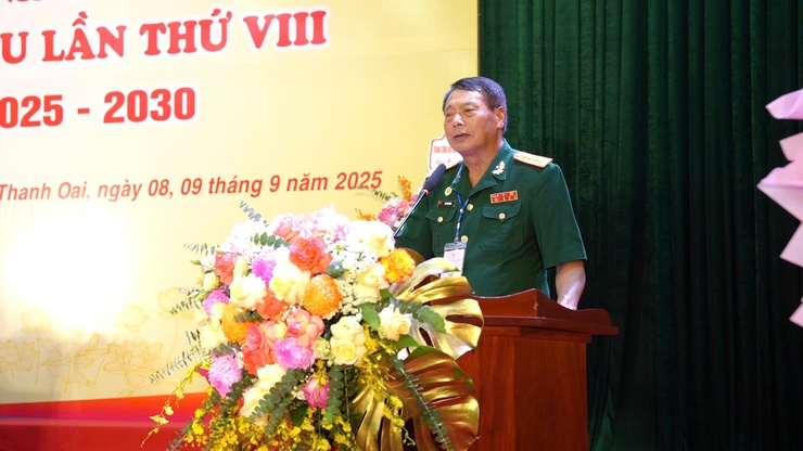 Phiên thứ nhất Đại hội đại biểu Hội CCB xã Thanh Oai lần thứ VIII, nhiệm kỳ 2025-2030- Ảnh 8.
