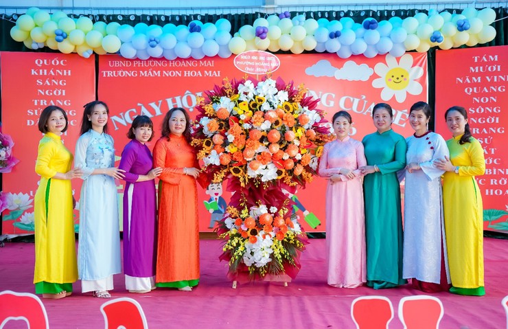 TRƯỜNG MẦM NON HOA MAI- NGÀY KHAI TRƯỜNG 
NGẬP TRÀN NIỀM VUI 
- Ảnh 2.