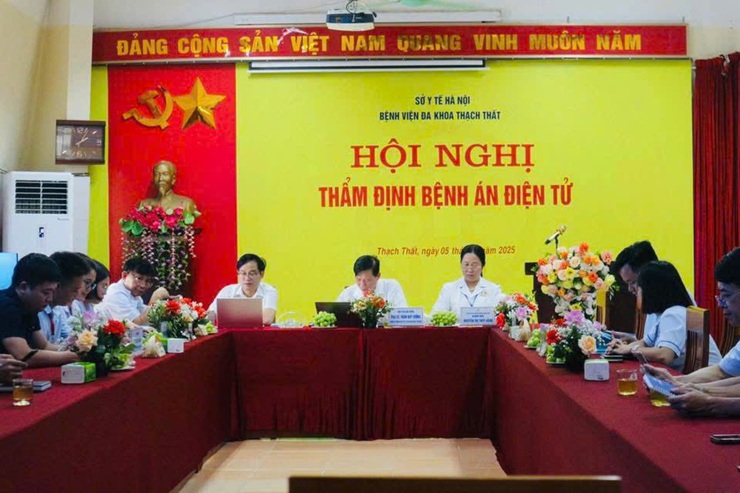 BVĐK Thạch Thất được công nhận triển khai bệnh án điện tử- Ảnh 1.