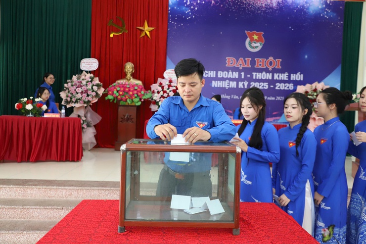 ĐẠI HỘI CHI ĐOÀN 1 – THÔN KHÊ HỒI NHIỆM KỲ 2025 -2026 THÀNH CÔNG TỐT ĐẸP- Ảnh 2.