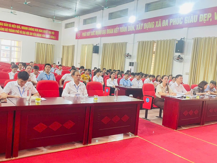 HĐND – UBND xã Đa Phúc tổ chức Lễ chào cờ đầu tháng 9 năm 2025- Ảnh 2.