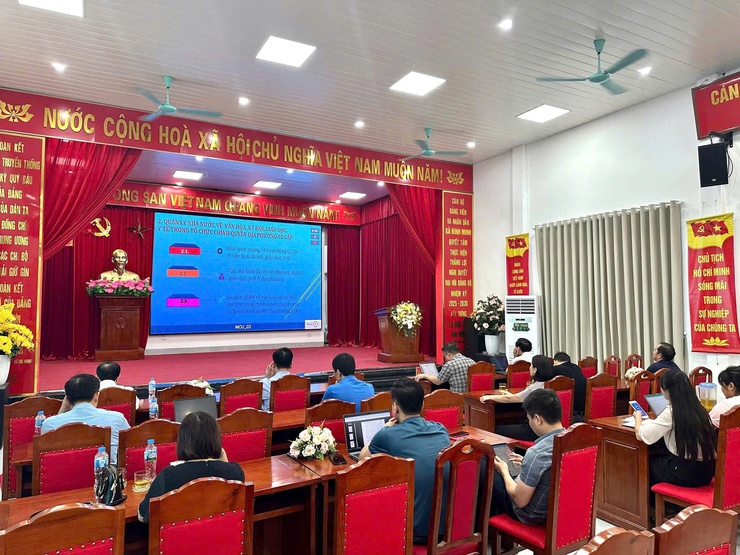 CÁN BỘ CHỦ CHỐT XÃ BÌNH MINH THAM DỰ LỚP BỒI DƯỠNG KIẾN THỨC, KỸ NĂNG CHO CÁN BỘ LÃNH ĐẠO, QUẢN LÝ CẤP XÃ- Ảnh 1.