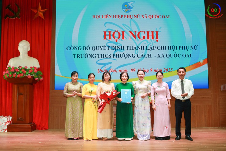Quốc Oai: Tổ chức Hội nghị công bố các quyết định thành lập và triển khai hoạt động Chi hội Phụ nữ trong cơ quan, đơn vị, trường học- Ảnh 13.