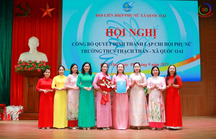 Quốc Oai: Tổ chức Hội nghị công bố các quyết định thành lập và triển khai hoạt động Chi hội Phụ nữ trong cơ quan, đơn vị, trường học- Ảnh 15.